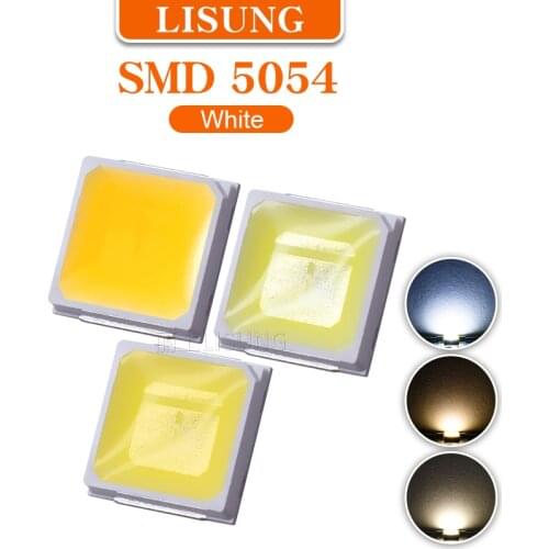 Gold Line 1000pcs/Bag 3V SMD 5054 5050 Led 2800K 4000K 6500K Warm White Light Emitting diode Water Clear LED Light Diode Set