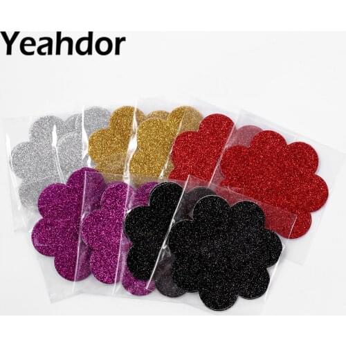 10 Pairs Women Intimates Nipple Cover Adhesive Flower Chest Sticker Bra Pads Nipple Stickers Disposable Invisible Breast Pasties