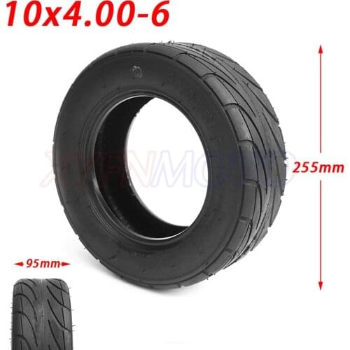 10x4.00-6 Vacuum Tire 10 Inch Tubeless Wanda Tyre for Electric Scooter Parts