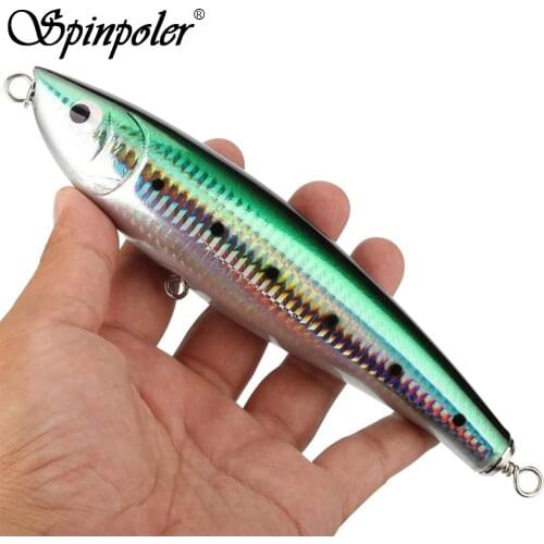 69g 17.5cm Deep Sea Pencil Boat Fishing Artificial crankbait Bait Topwater Wooden Stickbait trolling casting swimming action