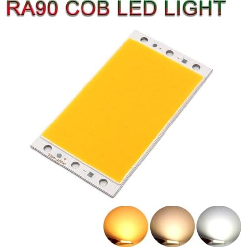 94x50mm High CRI LED COB Light Board 12V 20W Super Bright RA 90 LED Panel for Reading Light Video Work Lamp DIY