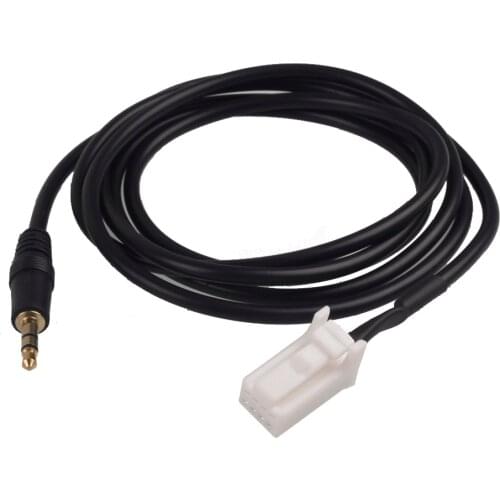 3.5mm Jack Car Radio Mp3 Audio Aux Cable To 8Pin Adapter For Nissan Tiida Qashqai Geniss Armada