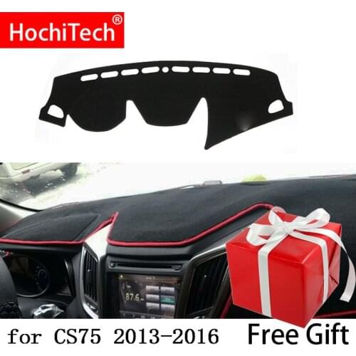 For changan CS75 2013-2017 Right and Left Hand Drive Car Dashboard Covers Mat Shade Cushion Pad Carpets Accessories