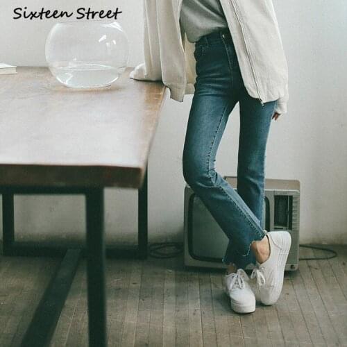 Denim Jeans Femme New Irregular High Waisted Pants Women Y2K Aesthetic Chic Design Fashion Female Trousers Vintage Style Washed