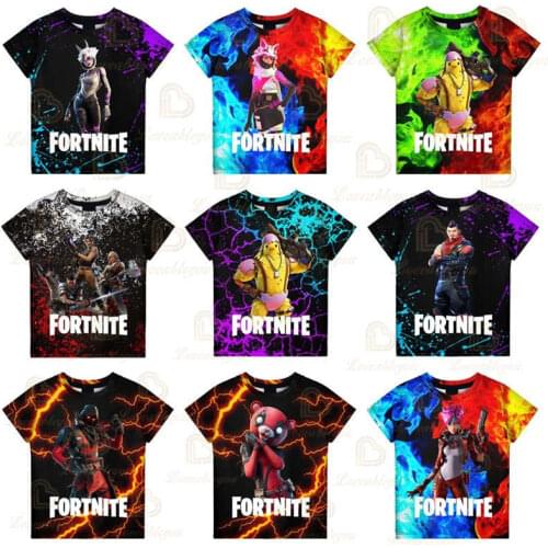 Fortnite 3 To 14 Years Spike Victory Kids T-shirt Battle Royale 3D Print Tshirt Boys Girls Cartoon Tees Tops Teen Clothes