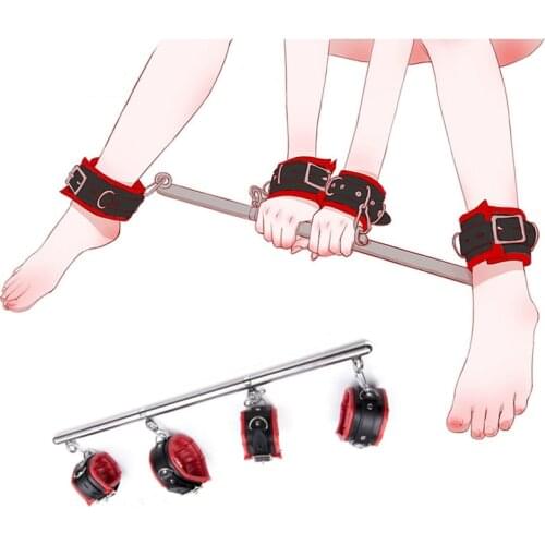 Gothic Removable Metal Stainless Steel Hand Ankle Cuffs BDSM Bondage Gear Erotic Fetish Sex Toys For Women Couples Adult Games