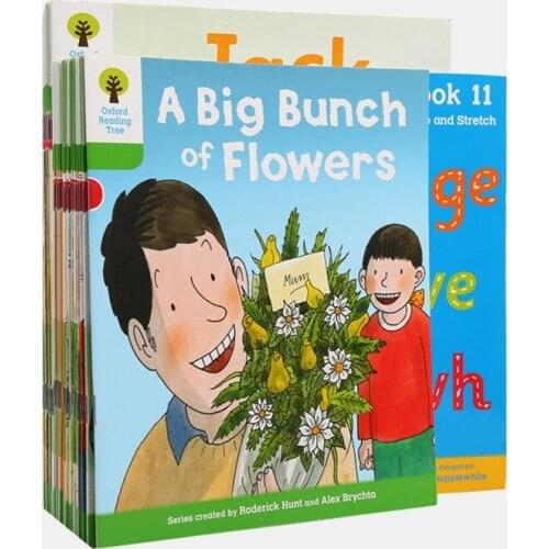 4-8 year 30 book/set Oxford reading tree level 2 Children Natural spelling textbook and Exercise book English Enlightenment