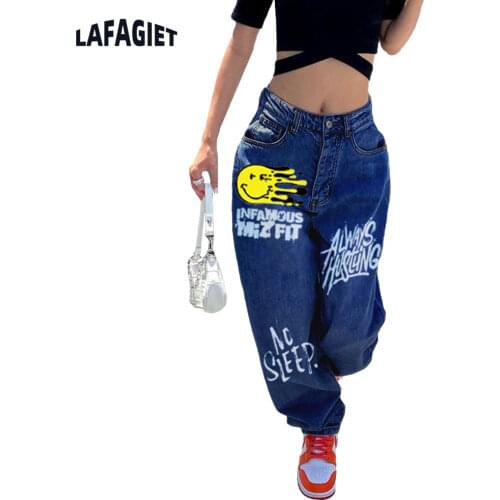 LAFAGIET Women's Straight Jeans