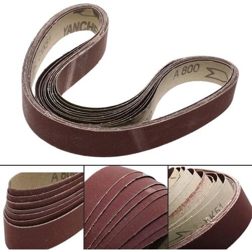 20Pcs 760x40mm Sanding Belt For Metal Polishing Grit 60 80 120 180 240 320 600 800 1000 Tube Belt Sanders Wool Polishing Belt