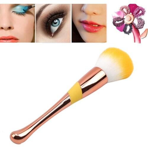 Multi Color Optional Eyebrow Eyeshadow Brush Practical Foundation Blush Cosmetic Brush Womens Fashion Beauty Makeup Tools 1PC