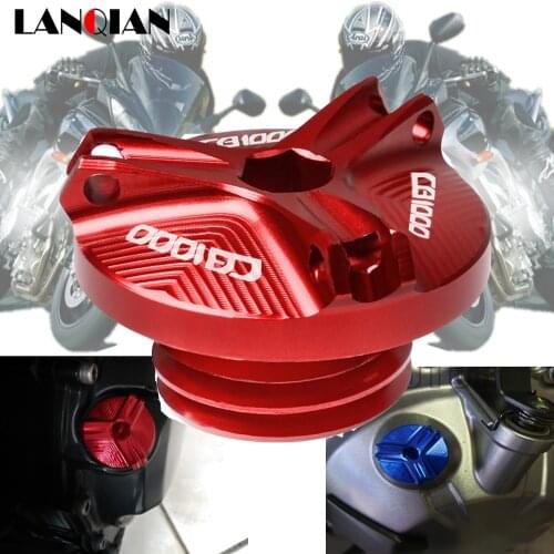 Motorcycle Accessories M20*2.5 CNC Engine Oil Filter Cap Bolt Screw cover For Honda CB 1000 cb1000 CB1000 cb 1000 screw oil cap