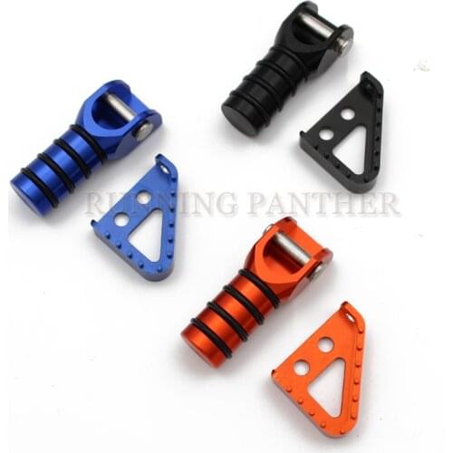 Gear Shifter Lever Tip & Billet Rear Brake Pedal Step Tips For SX XCW SXF EXCF SMR LC4 MX ENDURO 125-530 690 950 990