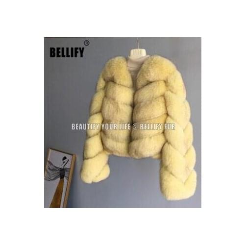 New Fashion 100% Natural Fox Fur Short Coat Real Fox Fur Jacket Winter High Quality Womens Outwear