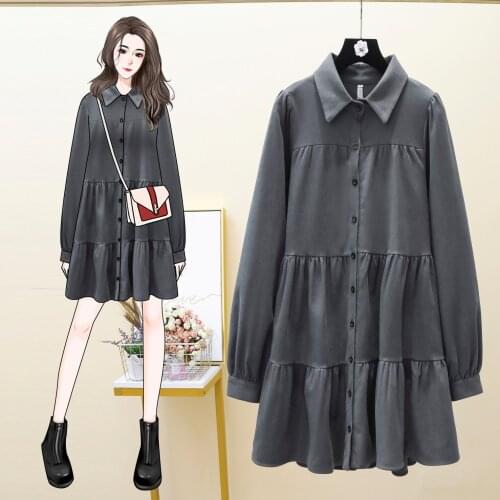 Qingerant Fashionable Shirt Dresses
