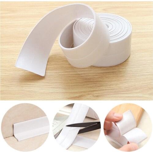 Self Adhesive Kitchen Waterproof Mildew Proof Adhesive Tape Bathroom Toilet Wall Corner Line Sink Sealing Sticker 3.2m x 22mm