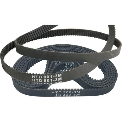 HTD627-3M HTD945-3M HTD630-3M HTD633-3M HTD639-3M Rubber Timing Belt Black 1PC