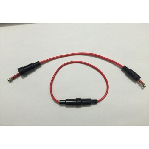 100pcs 6x30mm AGC Fuse Holder In-line screw type with wire