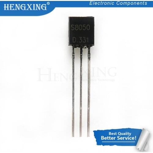 100pcs/lot Transistor S8050 S8050D 8050 D331 NPN TO92 Package IVAN new In Stock