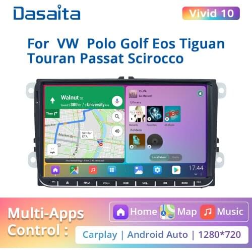 2 Din Android 10 Multimedia Player Stereo Car Radio For VW/Volkswagen/Golf/Polo/Tiguan/Passat/b7/b6/SEAT/leon/Skoda/Octavia GPS