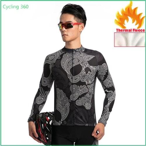 2018 Winter Cycling Clothing Long Maillot Ciclismo Hombre Cycling Jersey Bike Fitness Sportswear Mens Ropa Ciclismo W06 XS-3XL