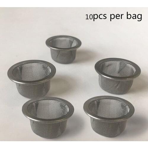 5/10pcs 13MM Screen Filters Metal Ball Smoking Pipe Stainless Steel Screens Tobacco Pipe For Crystal Pipes Smoking Hot Sale