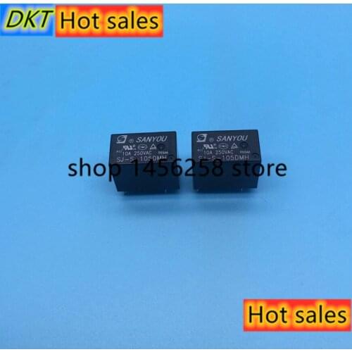 5 PCS 5 V 12 V 24 V Power Relais DMH SJ-S-105 112 124DMH 5V12V24V 10A 250 V 4PIN KEINE