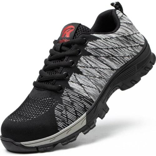 Men Women Work Shoes Steel Toe cap Safety Boots European Standard Anti-smash Anti-puncture Sport Shoes Safety Shoes