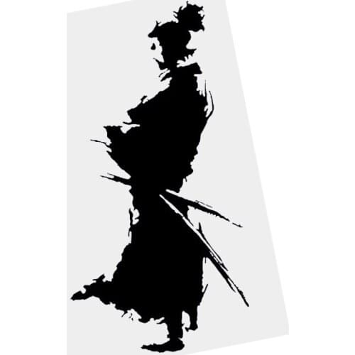 S51183 Various Sizes/Colors Car Stickers Vinyl Decal Samurai-Design Ninja Oriental Sword Motorcycle Decorative Waterproof