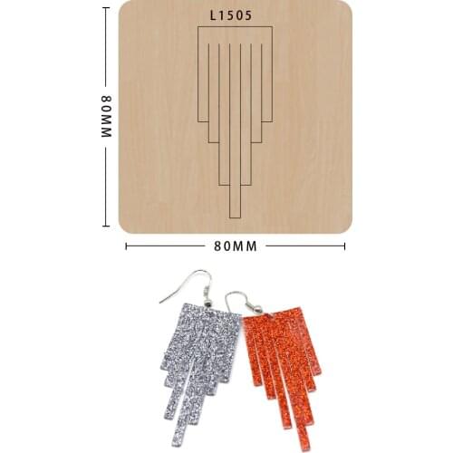 Wooden die Scrapbooking Cutting Dies Hand-made cut mold Mold for Card package Earrings decoration Suitable for big shot machines