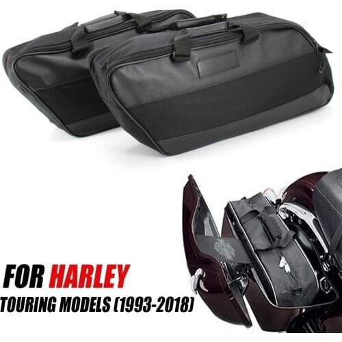 For Harley Touring Road King Electra Street Glide Ultra Tour FLTR FLHX 93-20 Motorcycle Saddle Bag Luggage Rack Liner Saddlebag