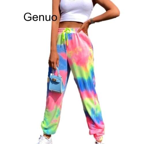 Женские цветные брюки Genuo China At AliExpress