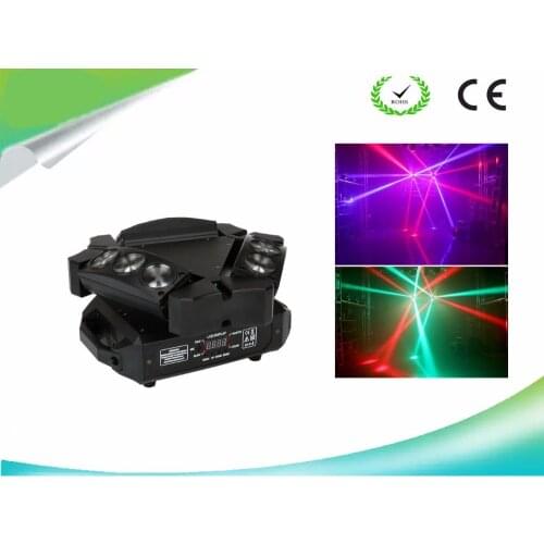 New bar wedding clear bar LED 9x12W Mini spider beam light nine head moving head RGBW 4 in1 dmx stage beam lights