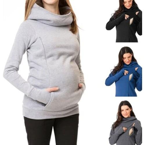 Clothes for Pregnant Women Clothes for Nursing Mothers Warm Maternity Hoodie Clothes for Nursing Pregnant Woman Clothes Pregnant