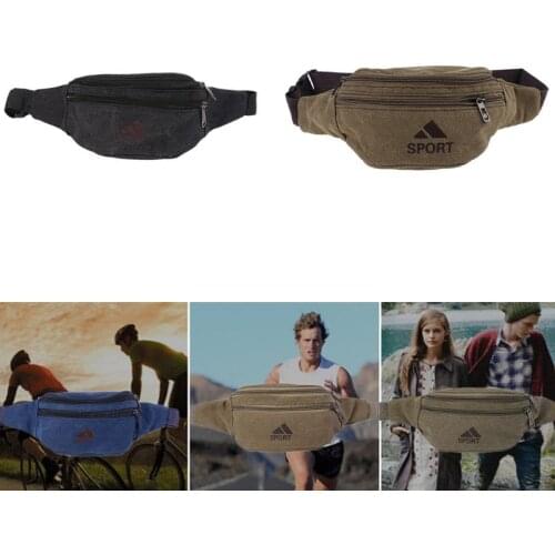 Durable Men Fanny Waist Pack Belt Hip Bum Military Running Bag Pouch For LX9F