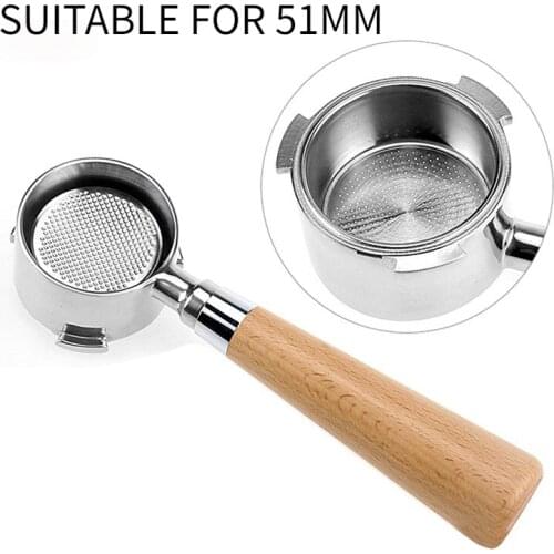 Coffee Machine Handle Suitable for 51mm Stainless Steel Delong / Huijia / Bofu Coffee Handle Coffee Accessories