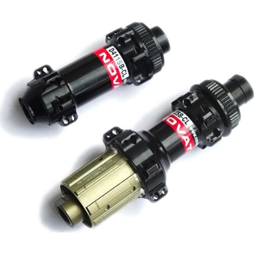 Road Disc Bicycle Hubs Center Lock 100 X 12mm Front 142X12mm Rear Novatec D411sb D412sb Sh Freebody 24H