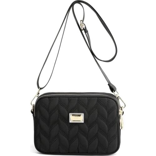 Small Oxford Zipper Bags for Women 2021 Classic Crossbody Shoulder Handbags Female Branded Womens Trending Hand Bag