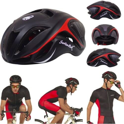 2020 New Cycling Helmets Light Weight High Hardness Road Cycling Helmet Breathable Multi-Color Bicycle Helmets for Mens 58-62cm