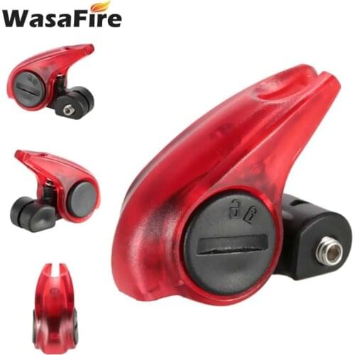 WasaFire LED Bike Brake Light Portable Mini Mount Tail Rear Bicycle Lights Waterproof Night Safety Cycling Accessories