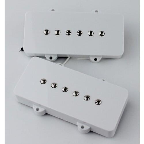 1 Set Alnico Guitar Pickup for Jazzmaster Guitar White Beige