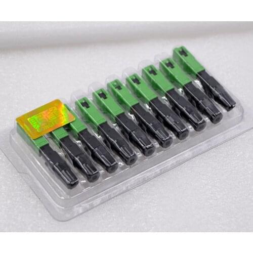 100pcs NEW Hot Sale FTTH Optical Fiber Fast Connector SCAPCFiber Optical Wire Quick Connector Wholesale Free Shipping to Brazil