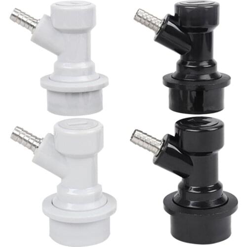2 Pairs Homebrew Ball Lock Keg Disconnect Liquid And Gas Barbed Connectors Cornelius Corny Kegerator Beer