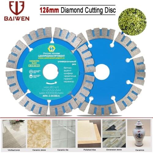 125mm Diamond Cutting Disc Marble Segment Saw Blade Grinding Cutters for Concrete Marble Ceramic Angle Grinder Power Tool