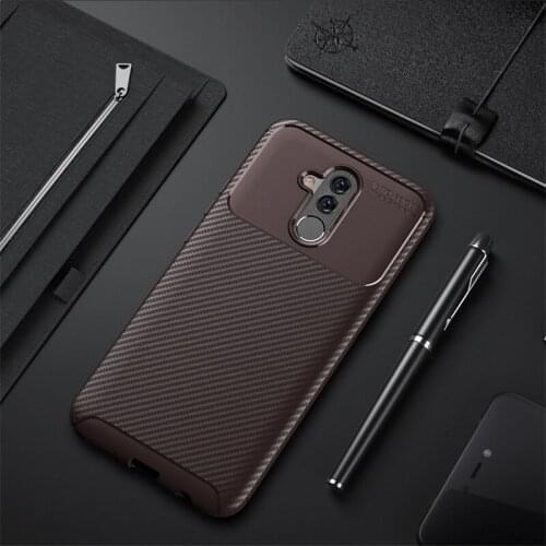 For Huawei Mate 20 Lite Case Carbon Fiber Drop-proof Soft TPU Case For Huawei Mate 20 Mate 20 Pro Mate 20X Coque Fundas Capa