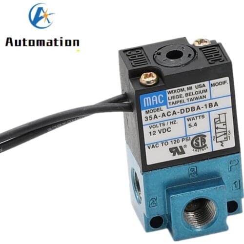 MAC 3 Port Electronic Boost Control Solenoid Valve DC12V DC24V 35A-ACA-DDBA-1BA / DDAA/DDFA - 35A-AAA-DDBA-1BA / DDAA/DDFA