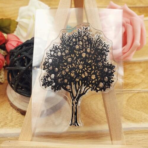 Hot sale peach Transparent Clear Stamps / Silicone Seals Roller Stamp for DIY scrapbooking photo album/Card Making