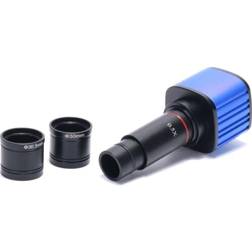 Microscope Camera 16MP HDMI USB Digital Magnifier 0.5X Eyepiece 23.2mm Mounting & 30mm 30.5mm Adapter for Trinocular Microscope