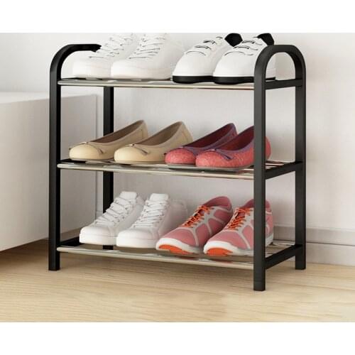 Multi-layer simple shoe rack, easy to install shoe storage rack and save space shoe cabinet