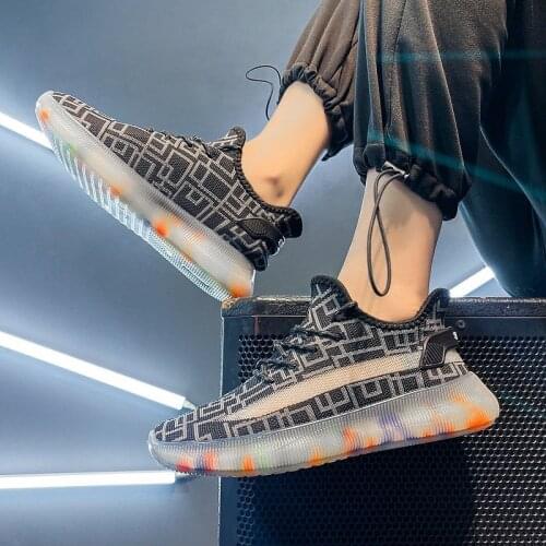 2021Fashion Men Shoes Causal Coconut Dad Shoes Male Spring Sneakers Lace-up Flats Breathable Running Sports Clunky Sneake