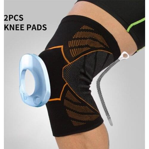 Men Women Sports Knee Support Sleeves Kneepads Compression Weightlifting Pressured Crossfit Knee Pads Brace Training Rodilleras